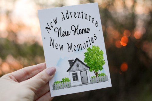 New Home Card, Personalised Card for New Home